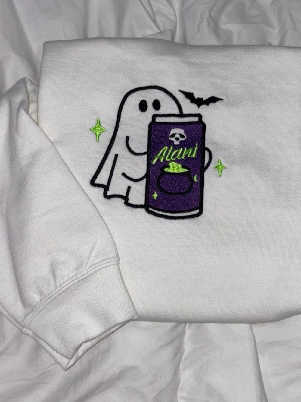 Alani ghost embroidered crewneck